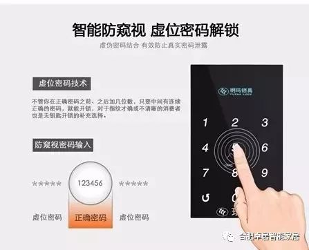 智能锁虚位密码技术有哪些优势呢？合肥卓居智能家居告诉你